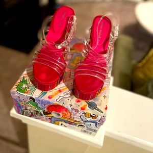 Jeffrey Campbell platform sandals authentic